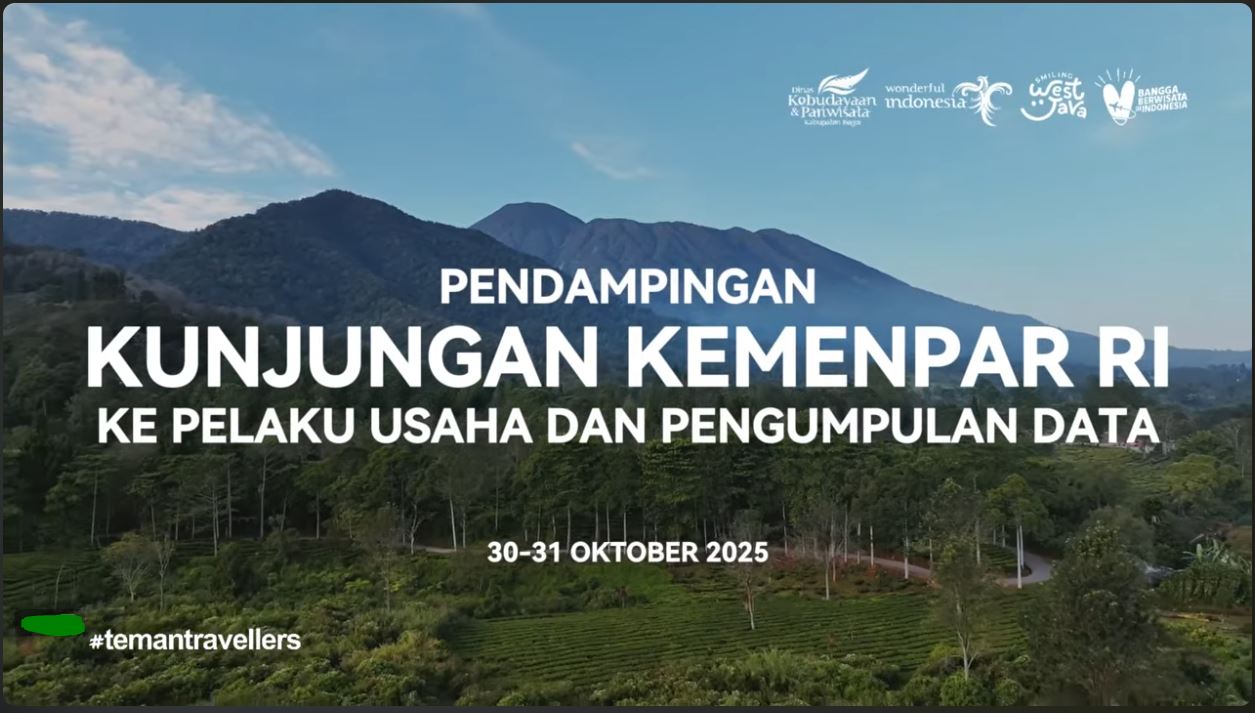 Pendampingan Disbudpar Kabupaten Bogor Bersama Kementerian Pariwisata RI di Kawasan Puncak
