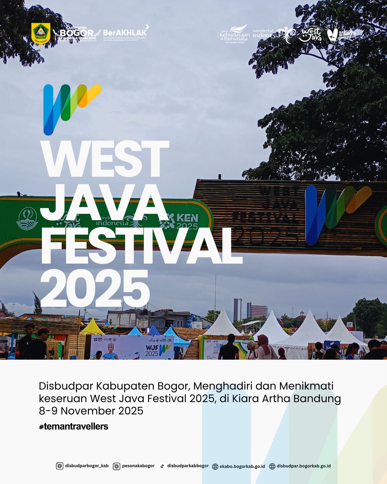Disbudpar Kabupaten Bogor di West Java Festival 2025
