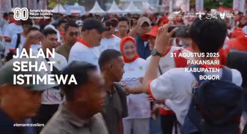Jalan Sehat Istimewa Kadin Kabupaten Bogor: Semangat Kebersamaan, Pemberdayaan UMKM, dan Pelayanan Publik Terpadu