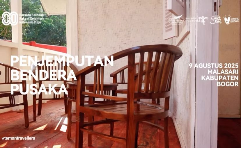 Penjemputan Bendera Pusaka Kabupaten Bogor di Pendopo Bupati Pertama Raden Ipik Gandamana