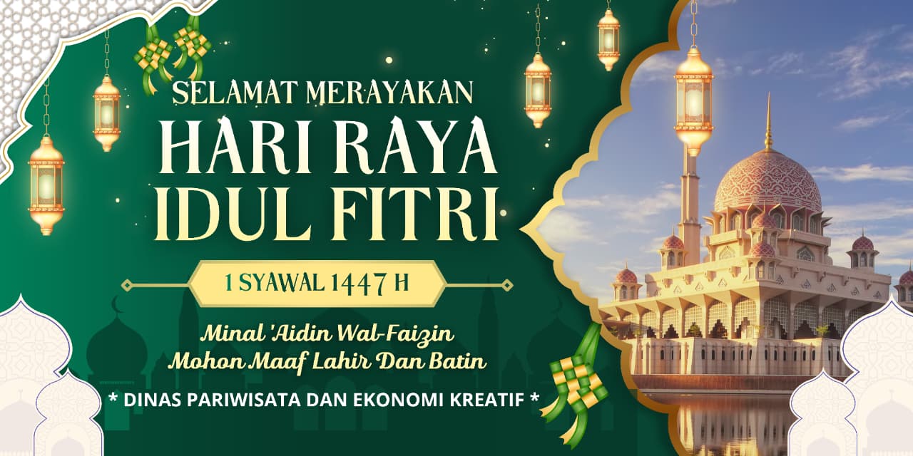 Hangatnya Hari Kemenangan: Selamat Idul Fitri 1447 H dari Dinas Pariwisata dan Ekonomi Kreatif Kabupaten Bogor