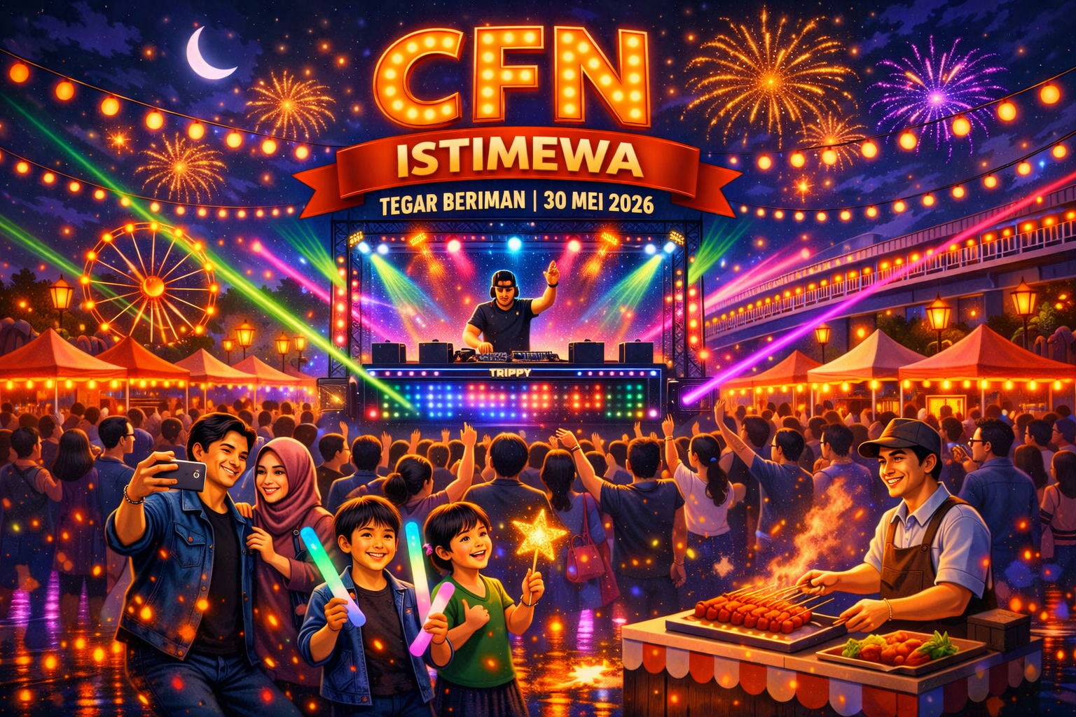Car Free Night (CFN) Istimewa – Jalan Tegar Beriman 30 Mei 2026